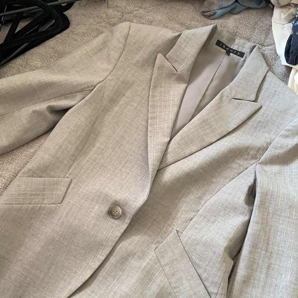 Theory Grey Blazer